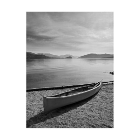 Trademark Fine Art Monte Nagler 'Lone Boat Ashore Canada' Canvas Art, 24x32 ALI44928-C2432GG